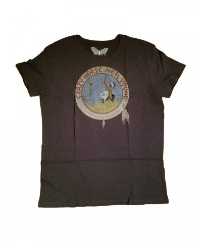 Neil Young Crazy Horse 1976 Tour Men’s Black T-shirt $18.50 Shirts