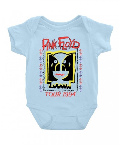 Pink Floyd Baby Short Sleeve Bodysuit | 1994 Concert Tour Division Bell Image Bodysuit $9.78 Kids