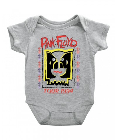 Pink Floyd Baby Short Sleeve Bodysuit | 1994 Concert Tour Division Bell Image Bodysuit $9.78 Kids