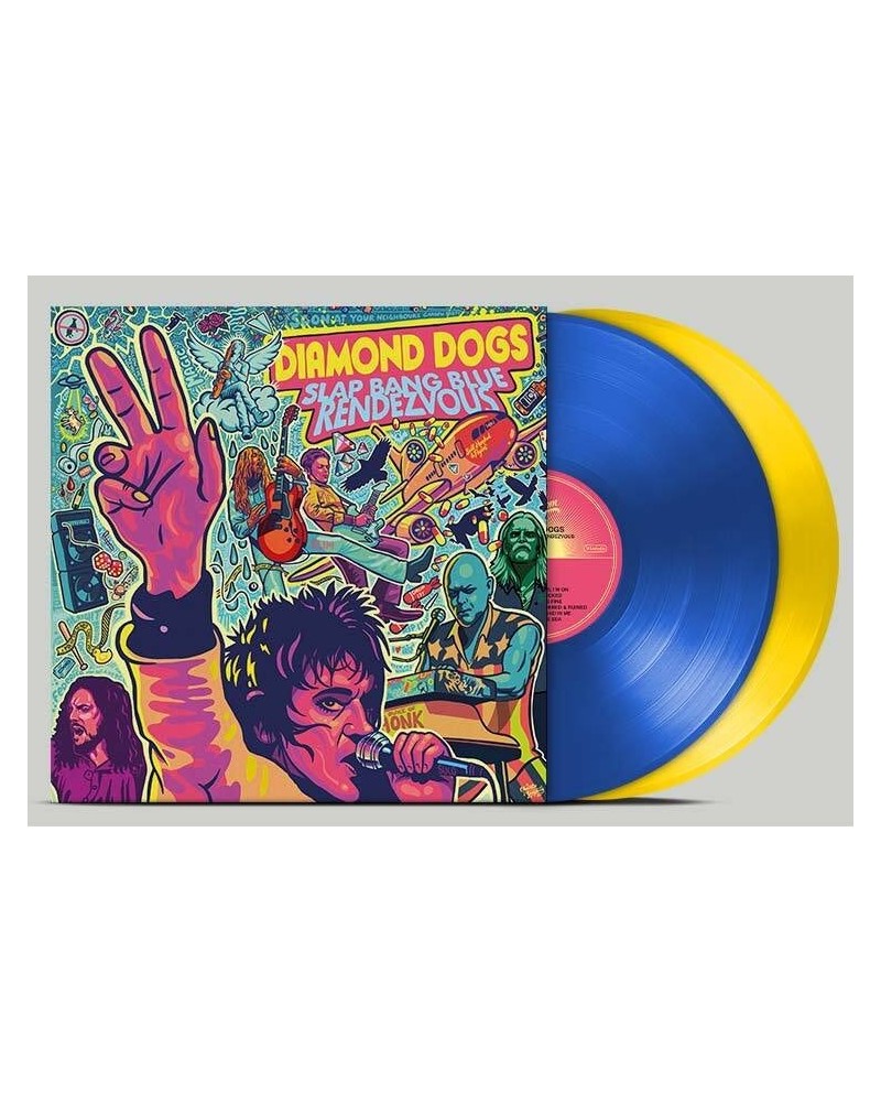 Diamond Dogs Slap Bang Blue Rendezvous (Blue Yellow V Vinyl Record $15.51 Vinyl