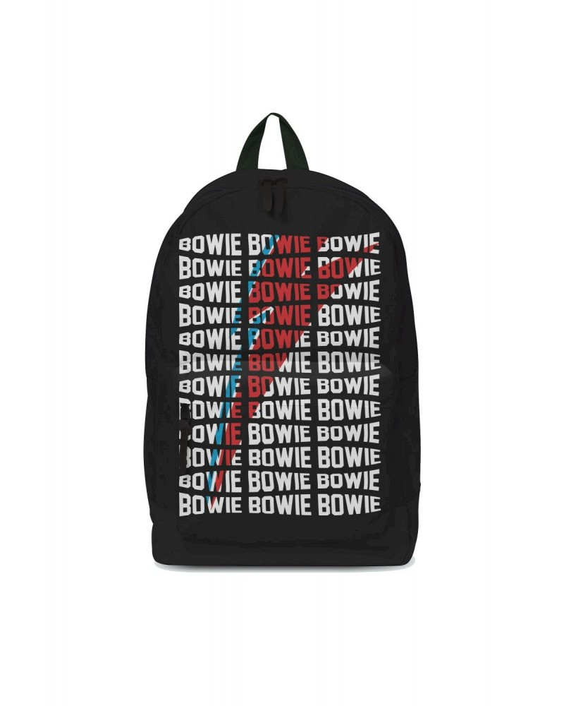 David Bowie Rocksax David Bowie Backpack - Warped $19.66 Bags