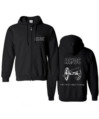 AC/DC For Those About To Rock' Zip-Up Hoodie $25.83 Sweatshirts