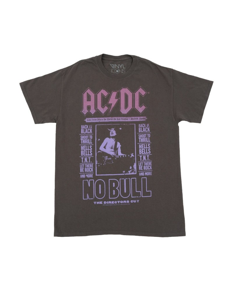 AC/DC Live from Plaza De Toros No Bull Faded Crew T-shirt $5.75 Shirts