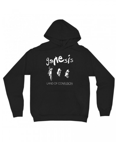 Genesis Hoodie | Land Of Confusion Album Image Hoodie $16.38 Sweatshirts