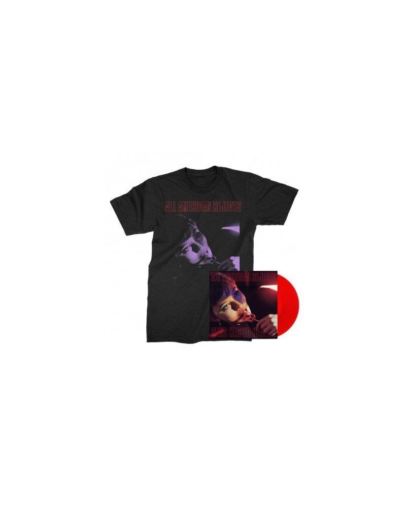 The All-American Rejects Send Her To Heaven 12" (Red) + SHTH Tee (Black) Bundle $12.79 Shirts