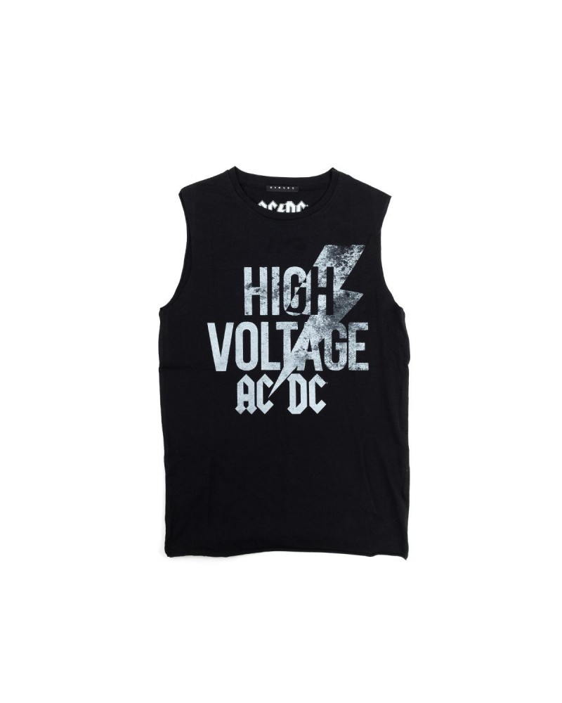 AC/DC High Voltage Kids Black Sleeveless T-Shirt $2.00 Shirts