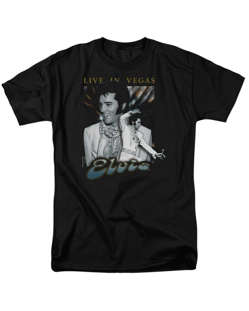 Elvis Presley Shirt | LIVE IN VEGAS T Shirt $7.56 Shirts