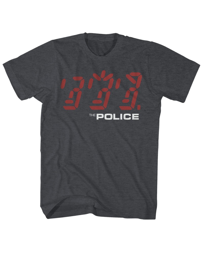 The Police T-Shirt | Ghost In The Machine Album Art Heather Shirt $4.04 Shirts