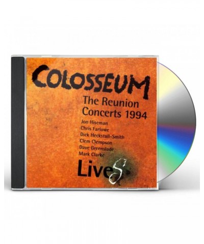 Colosseum REUNION CONCERTS 1994 CD $10.75 CD