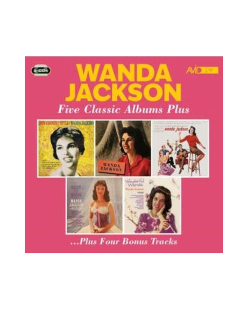 Wanda Jackson CD - Five Classic Albums Plus $8.60 CD