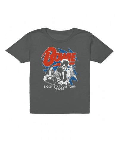 David Bowie Kids T-Shirt | Diamond Dogs Tour 1974 Distressed Kids T-Shirt $9.48 Kids