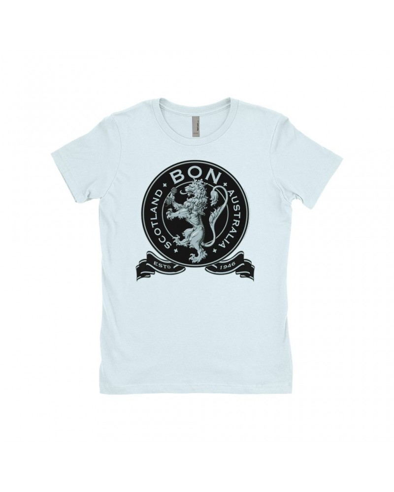 Bon Scott Ladies' Boyfriend T-Shirt | Bon Scotland Australia Est 1946 Shirt $12.48 Shirts