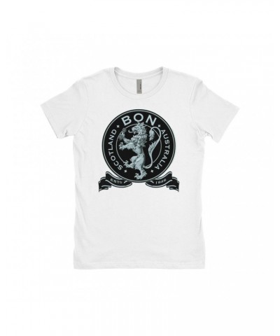 Bon Scott Ladies' Boyfriend T-Shirt | Bon Scotland Australia Est 1946 Shirt $12.48 Shirts