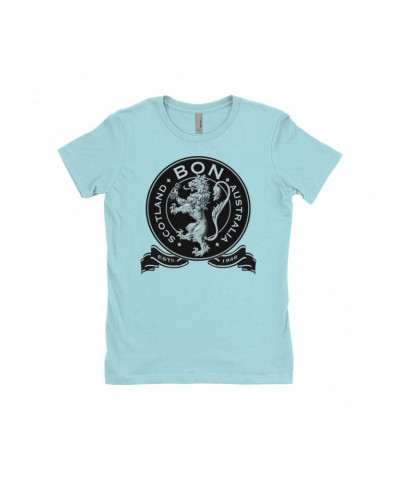 Bon Scott Ladies' Boyfriend T-Shirt | Bon Scotland Australia Est 1946 Shirt $12.48 Shirts