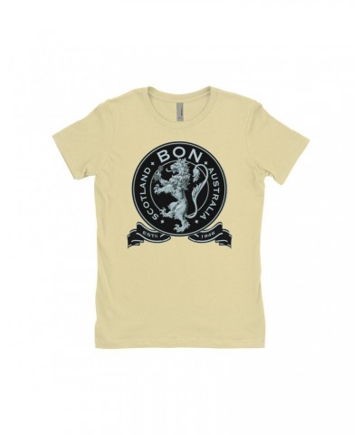 Bon Scott Ladies' Boyfriend T-Shirt | Bon Scotland Australia Est 1946 Shirt $12.48 Shirts