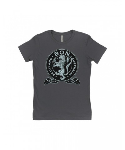 Bon Scott Ladies' Boyfriend T-Shirt | Bon Scotland Australia Est 1946 Shirt $12.48 Shirts