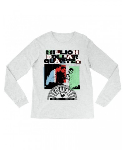 Sun Records Long Sleeve Shirt | Multi-Color Million Dollar Quartet Image Shirt $12.58 Shirts