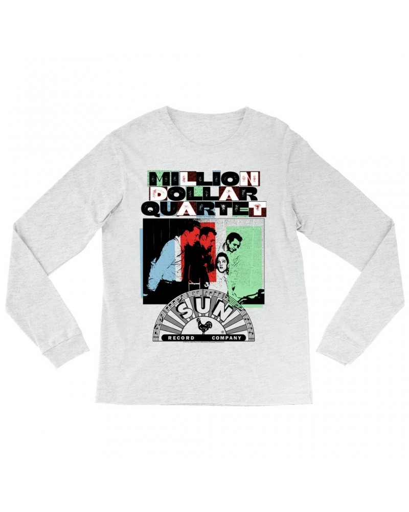 Sun Records Long Sleeve Shirt | Multi-Color Million Dollar Quartet Image Shirt $12.58 Shirts