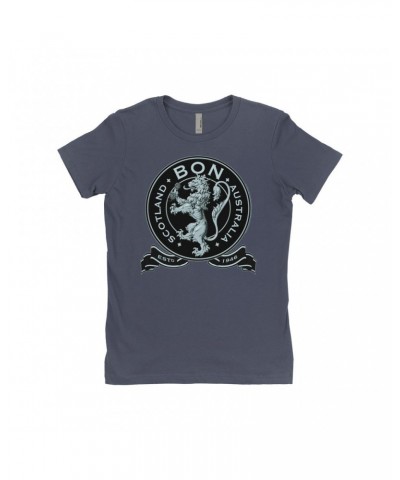 Bon Scott Ladies' Boyfriend T-Shirt | Bon Scotland Australia Est 1946 Shirt $12.48 Shirts