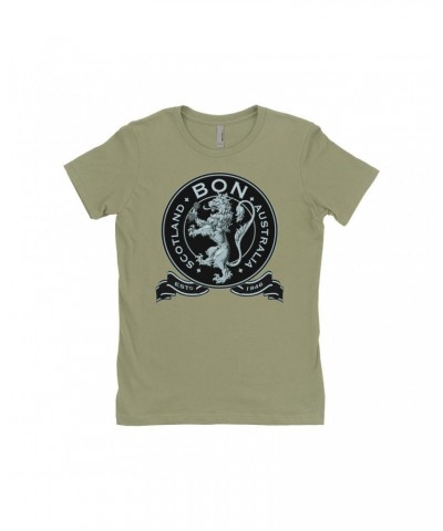 Bon Scott Ladies' Boyfriend T-Shirt | Bon Scotland Australia Est 1946 Shirt $12.48 Shirts