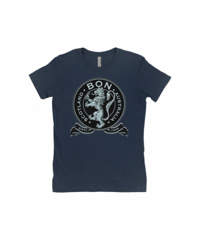 Bon Scott Ladies' Boyfriend T-Shirt | Bon Scotland Australia Est 1946 Shirt $12.48 Shirts