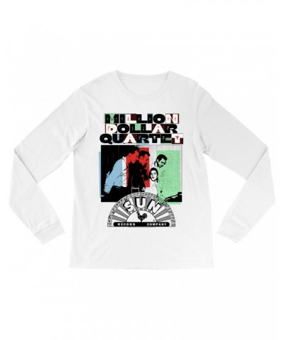 Sun Records Long Sleeve Shirt | Multi-Color Million Dollar Quartet Image Shirt $12.58 Shirts