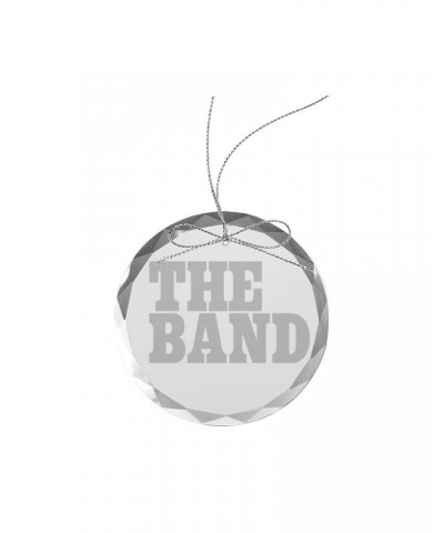 The Band Big Pink Logo Round Laser-Etched Glass Ornament $7.04 Decor