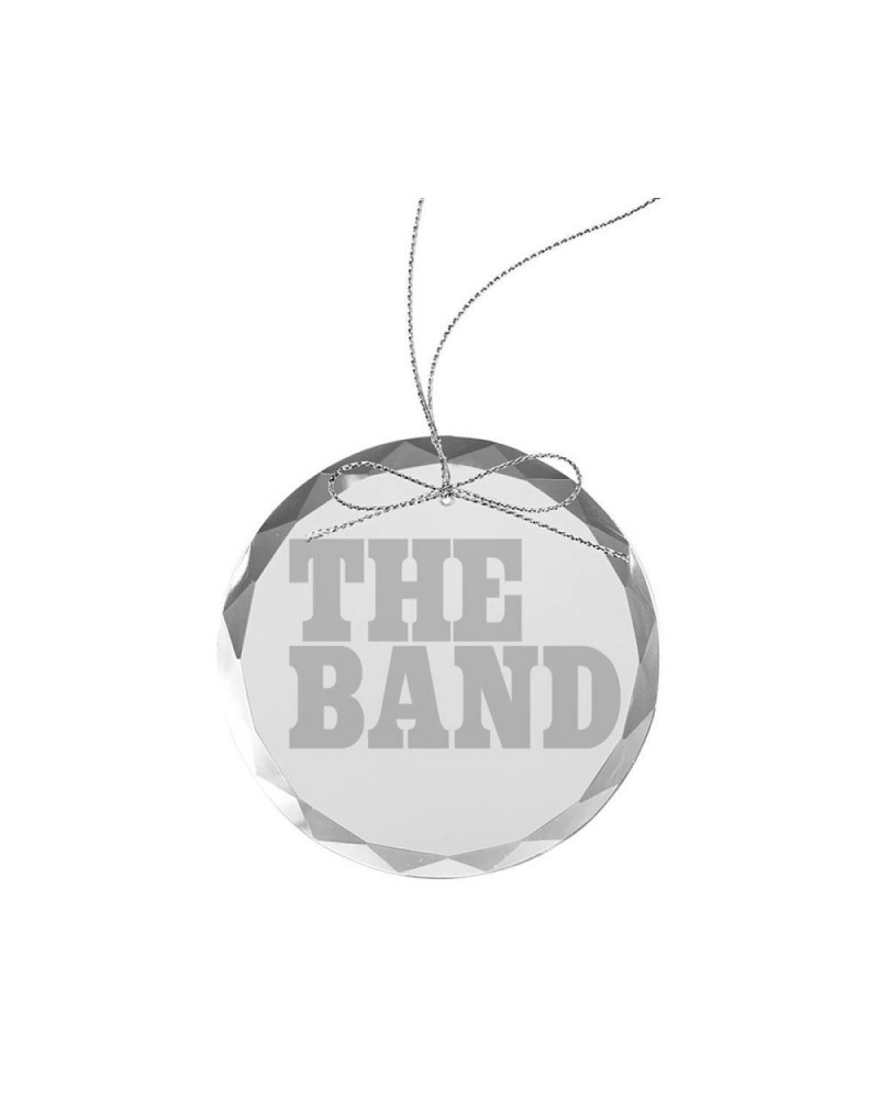 The Band Big Pink Logo Round Laser-Etched Glass Ornament $7.04 Decor