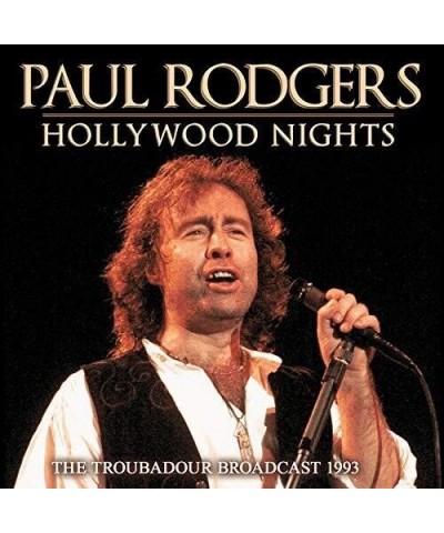 Paul Rodgers HOLLYWOOD NIGHTS CD $7.28 CD