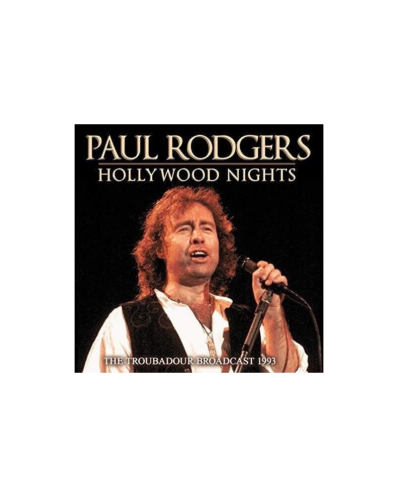 Paul Rodgers HOLLYWOOD NIGHTS CD $7.28 CD