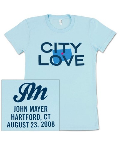 John Mayer CITY LOVE (Hartford) Girls T-Shirt $14.35 Shirts