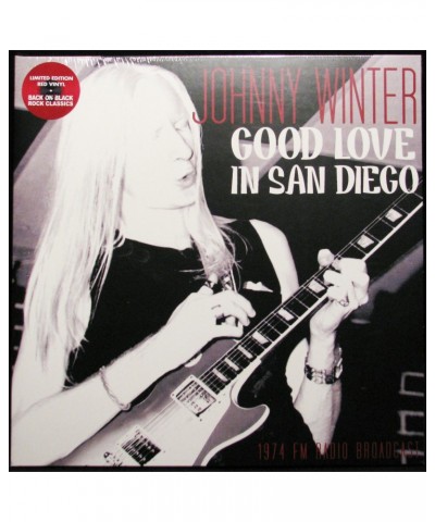 Johnny Winter Good Love in San Diego Vinyl Record $20.16 Vinyl