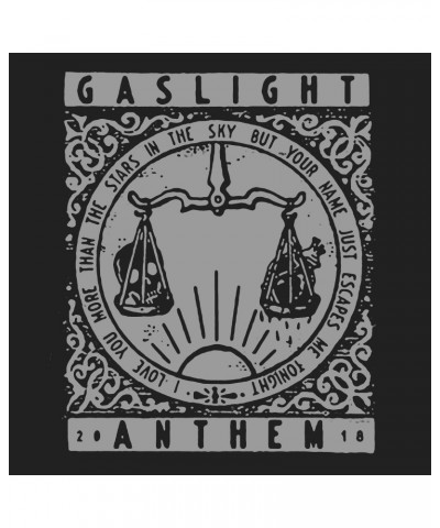 The Gaslight Anthem T-Shirt | New Jersey Balanced Skull & Heart Shirt $10.12 Shirts