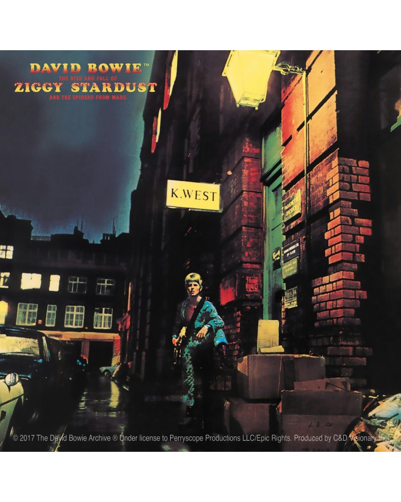 David Bowie Ziggy Stardust 4"x4" Sticker $0.68 Accessories