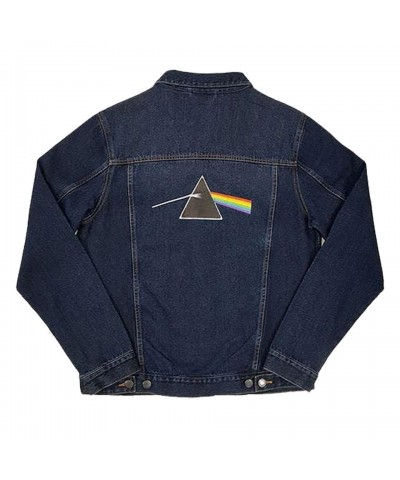 Pink Floyd Denim Jacket - Dark Side Of The Moon Oval (With Back Print) $32.12 Outerwear