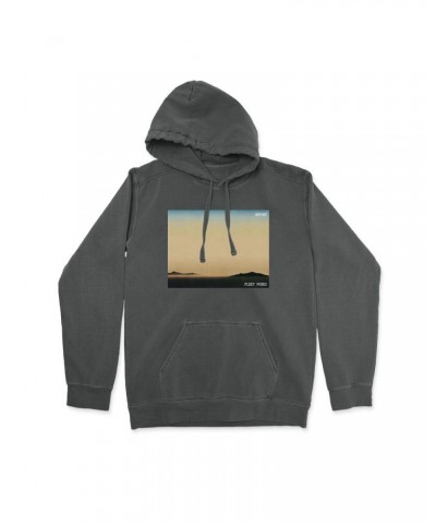 Fleet Foxes Shore Hoodie (Pigment Dye Black) $20.33 Sweatshirts