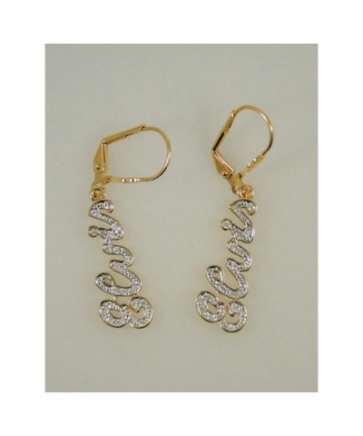 Elvis Presley Lowell Hays 18k Yellow Gold Plated Earrings $9.30 Accessories