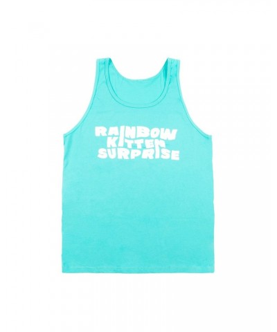 Rainbow Kitten Surprise Tank Top (Teal) $8.20 Shirts