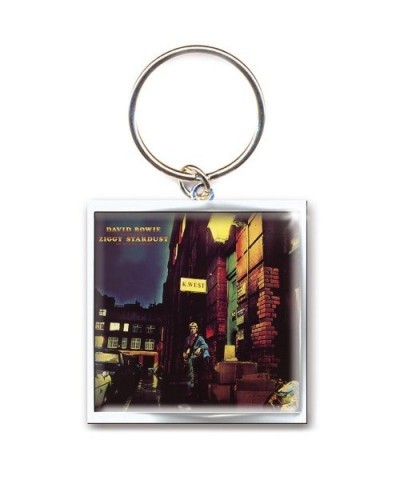 David Bowie Ziggy Stardust Metal Keychain $6.30 Accessories