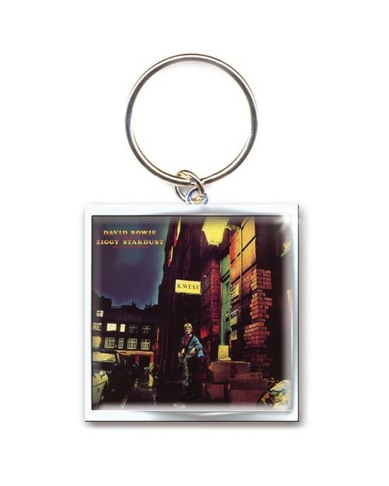 David Bowie Ziggy Stardust Metal Keychain $6.30 Accessories