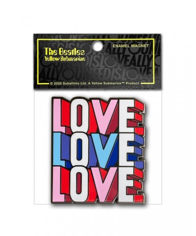 The Beatles Love Love Love Enamel Magnet $7.80 Decor